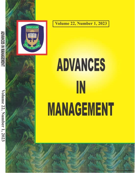 					View Vol. 22 No. 1 (2023): Journal of the  Department of Business Administration University of Ilorin, Nigeria.
				